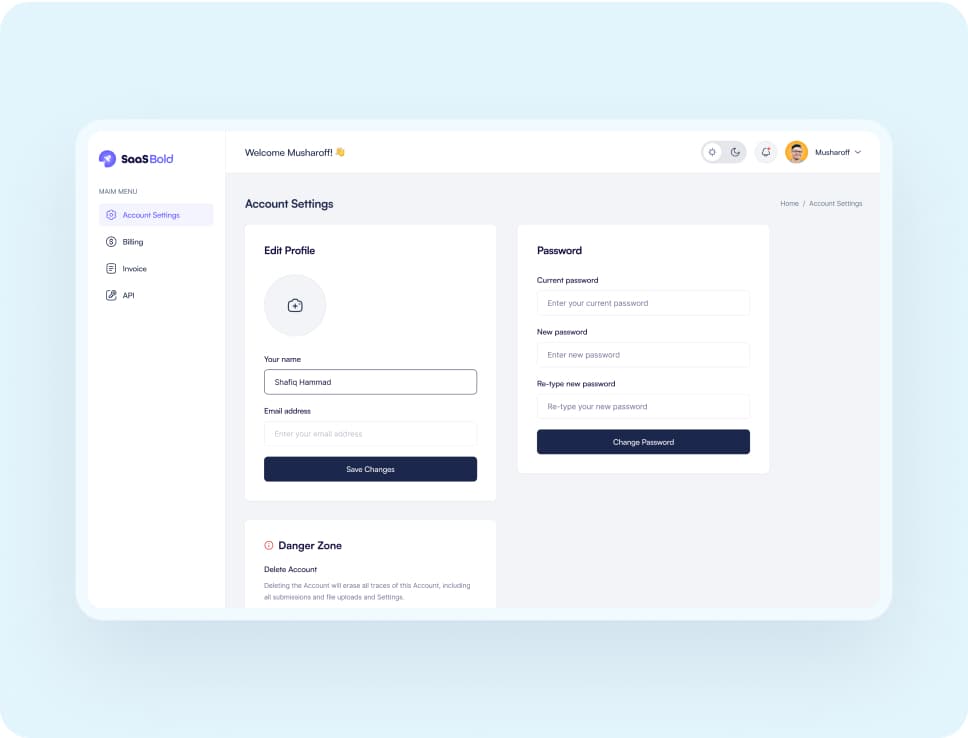 User Dashboard